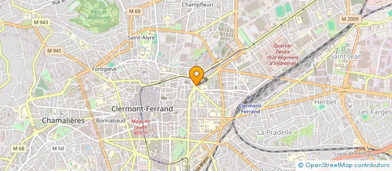 localisation de l'entreprise SQUALS  CLERMONT-FERRAND