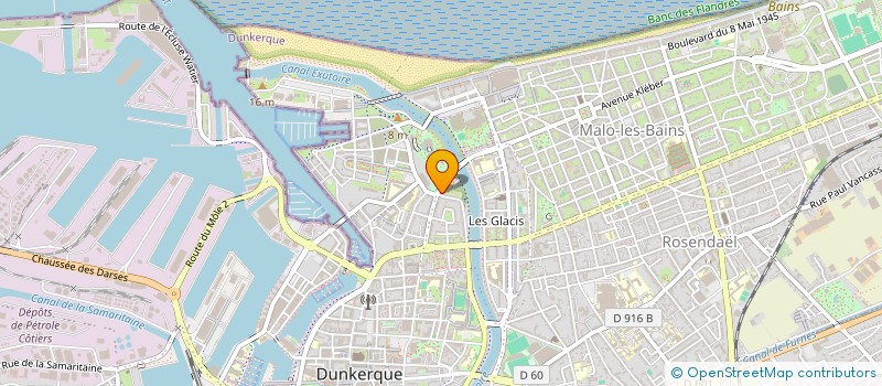 localisation de l'entreprise SQUARE 2 à DUNKERQUE