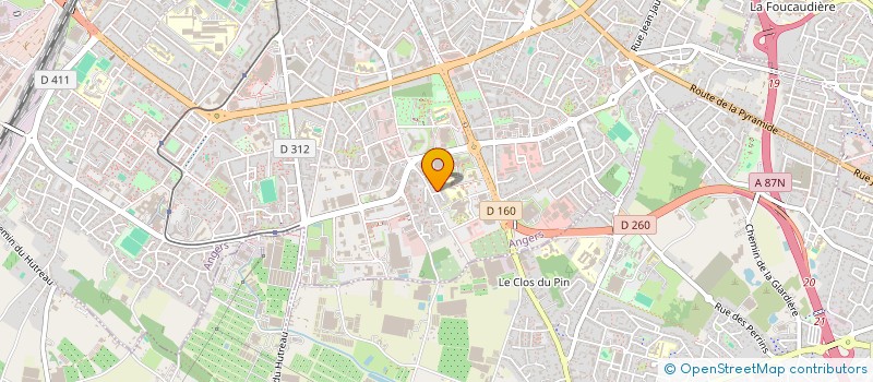 localisation de l'entreprise SQUARE 43  ANGERS