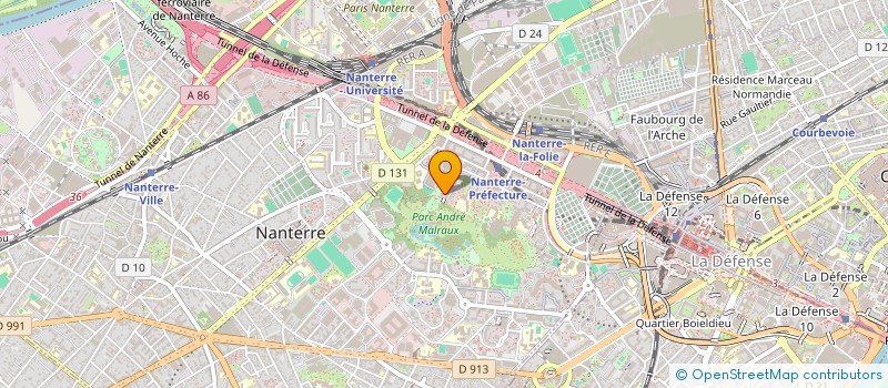 localisation de l'entreprise SQUARE 47  NANTERRE