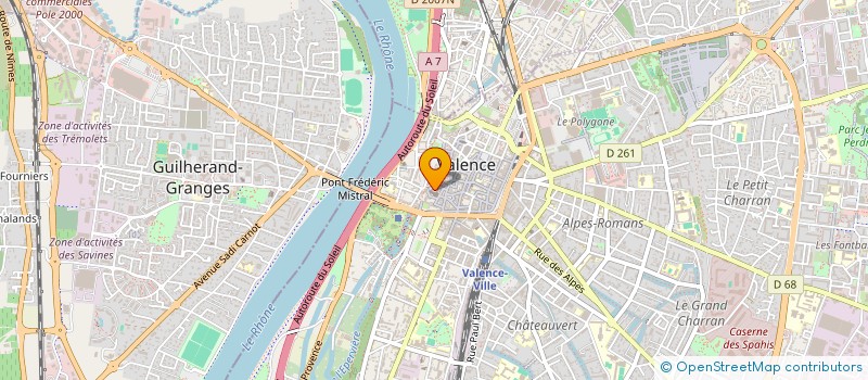 localisation de l'entreprise SQUARE à VALENCE