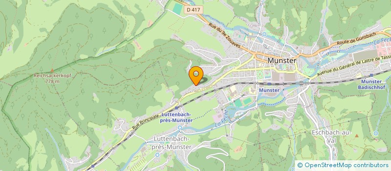 localisation de l'entreprise SQUARE  MUNSTER