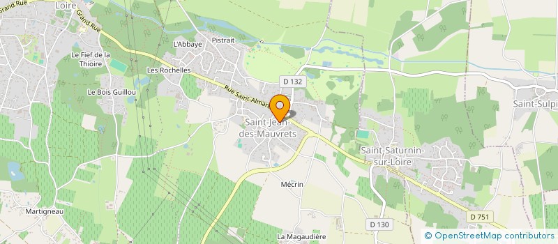 localisation de l'entreprise SQUARE DE JUIGNE  LES GARENNES SUR LOIRE