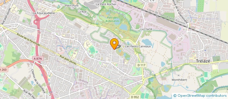 localisation de l'entreprise SQUARE DES HORIZONS  TRELAZE