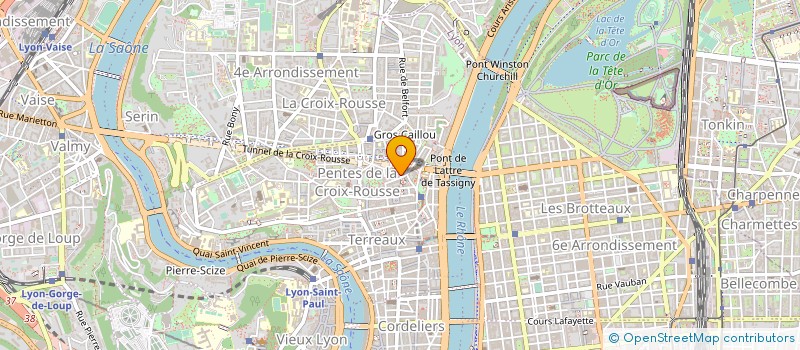 localisation de l'entreprise SQUARE DEUX à LYON