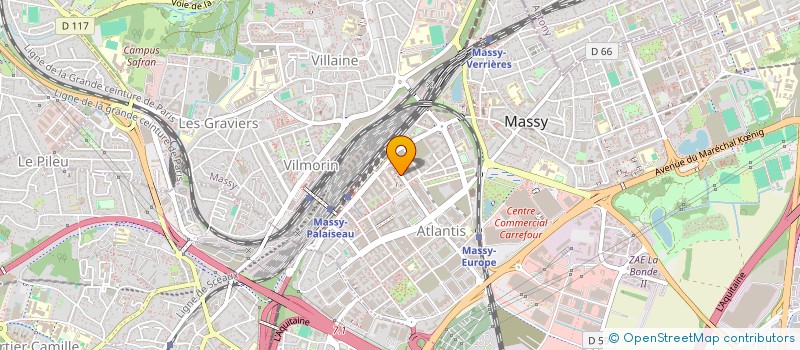 localisation de l'entreprise SQUARE EVENTS à MASSY