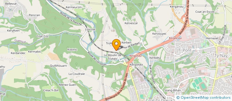 localisation de l'entreprise SQUARE-FI à QUIMPER
