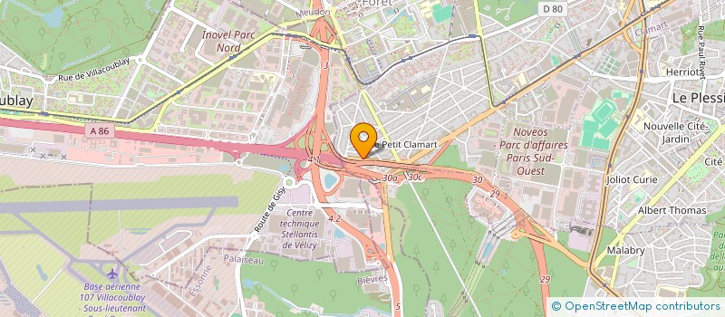 localisation de l'entreprise SQUARE FINANCE à CLAMART