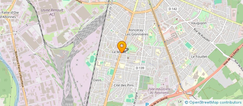 localisation de l'entreprise SQUARE GOURMET'S  LE MANS