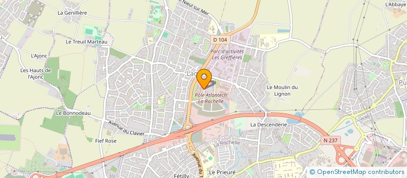 localisation de l'entreprise SQUARE HABITAT CHARENTE-MARITIME DEUX-SEVRES  LAGORD