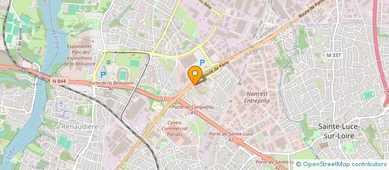 localisation de l'entreprise SQUARE HABITAT OUEST IMMOBILIER à NANTES