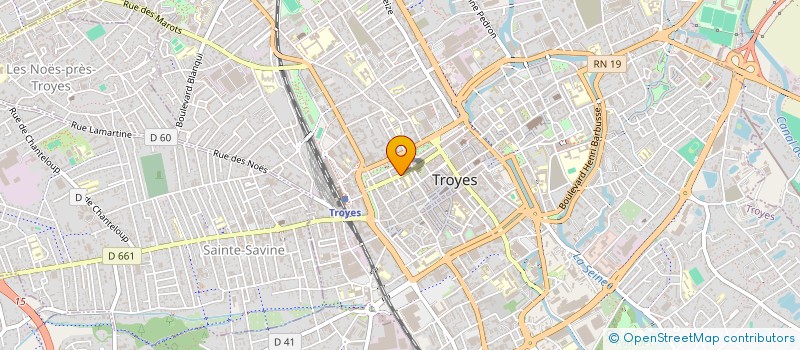 localisation de l'entreprise SQUARE HABITAT TROYES à TROYES