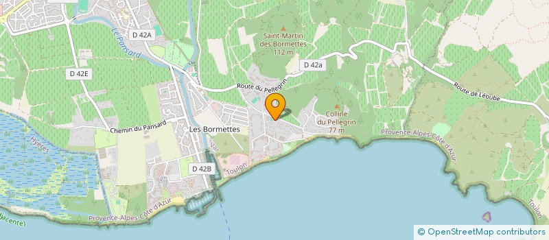 localisation de l'entreprise SQUARE HOTEL XIX  LA LONDE LES MAURES