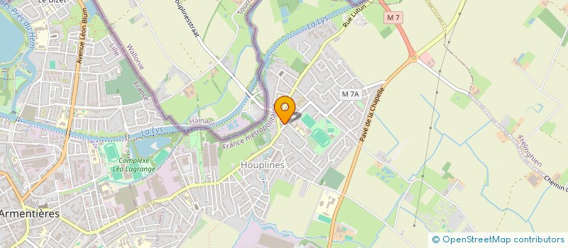 localisation de l'entreprise SQUARE MEURISSE  HOUPLINES