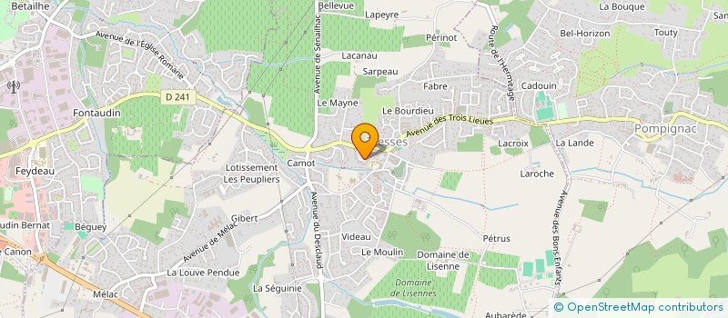 localisation de l'entreprise SQUARE MOON  TRESSES