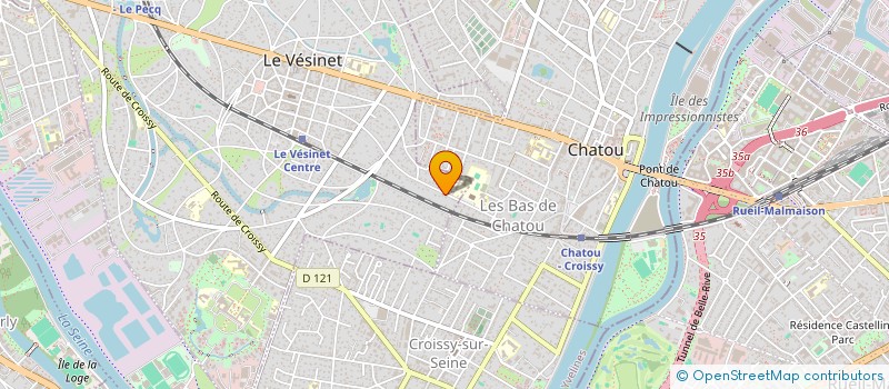 localisation de l'entreprise SQUARE ONE EVENTS  LE VESINET