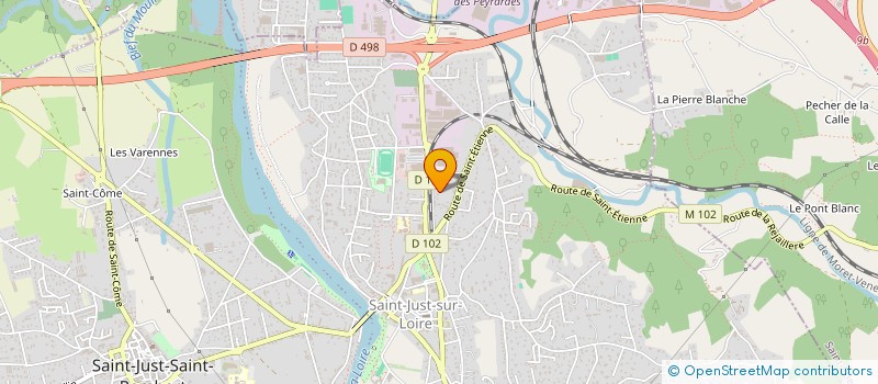 localisation de l'entreprise SQUARE PERFORMANCE  SAINT-JUST-SAINT-RAMBERT