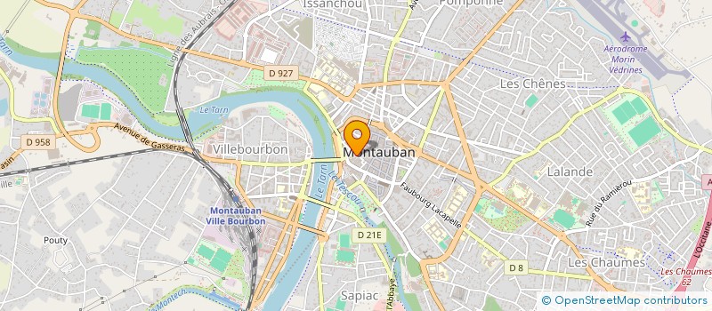 localisation de l'entreprise SQUARE SAINT-JACQUES  MONTAUBAN