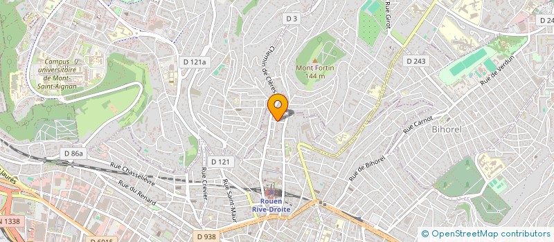 localisation de l'entreprise SQUARE T à ROUEN