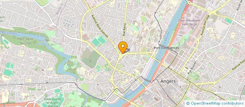 localisation de l'entreprise SQUARE45 à ANGERS