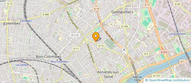 localisation de l'entreprise SQUARED  ASNIERES-SUR-SEINE