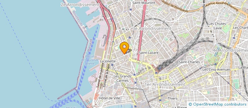 localisation de l'entreprise SQUASH CLUB PHOCEEN à MARSEILLE