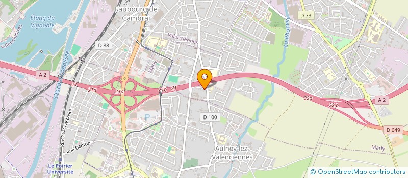 localisation de l'entreprise SQUASH CLUB VALENCIENNOIS  MARLY