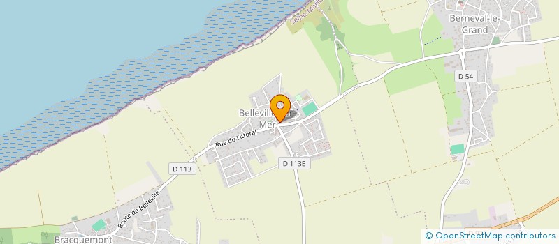 localisation de l'entreprise SQUASH DES FALAISES  PETIT-CAUX