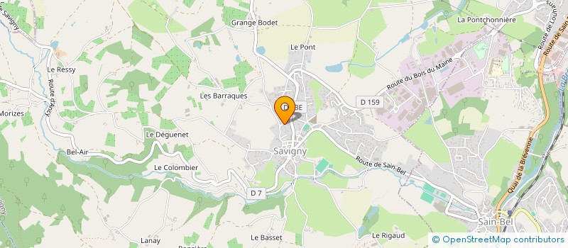 localisation de l'entreprise SQUASH EQUIPEMENT  SAVIGNY