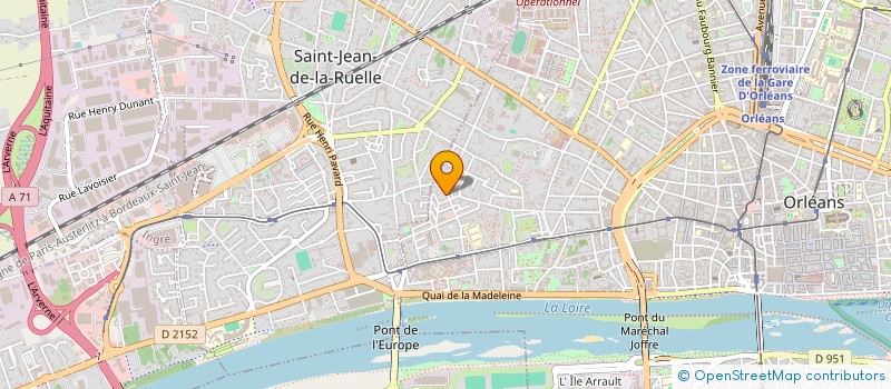 localisation de l'entreprise SQUASH ORLEANS METROPOLE à ORLEANS