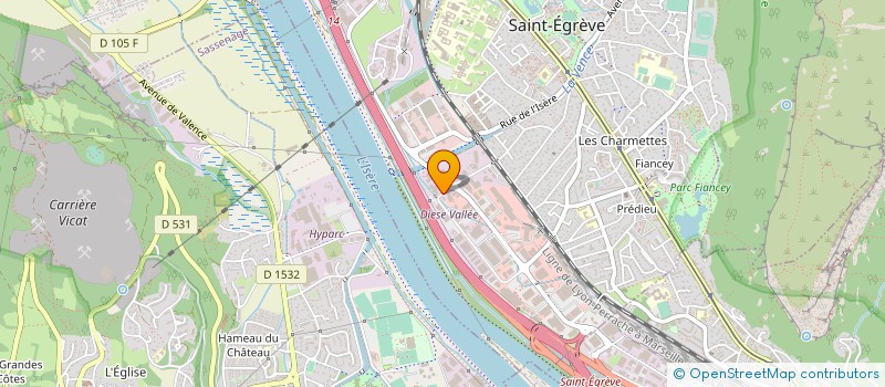 localisation de l'entreprise SQUASH TEAM  SAINT-EGREVE