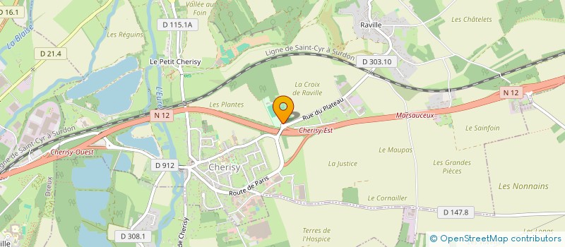 localisation de l'entreprise SQUASHEUR28 à CHERISY
