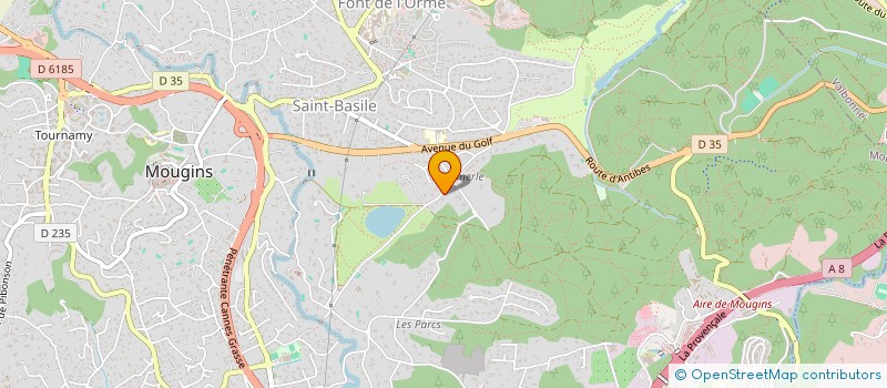 localisation de l'entreprise SQUAW  MOUGINS