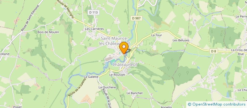 localisation de l'entreprise SQUEED  SAINT-MAURICE-LES-CHATEAUNEUF