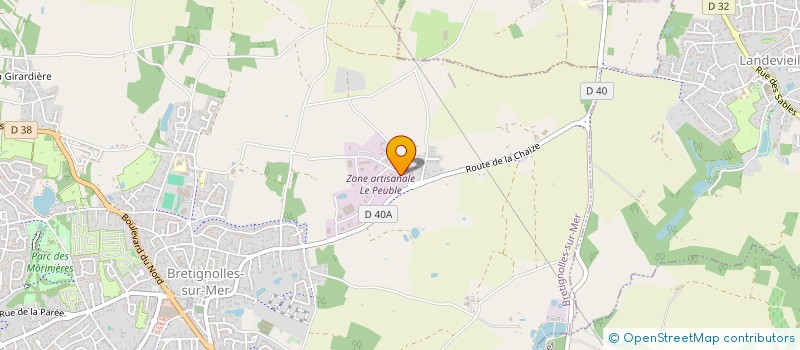 localisation de l'entreprise SQUID à BRETIGNOLLES-SUR-MER