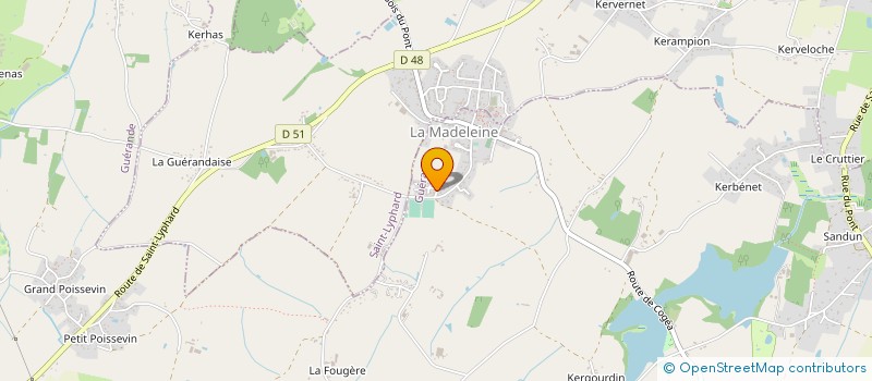 localisation de l'entreprise SQUID FORMATION  GUERANDE