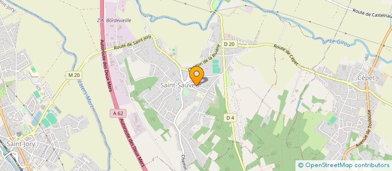 localisation de l'entreprise SQUIDS à ST JORY