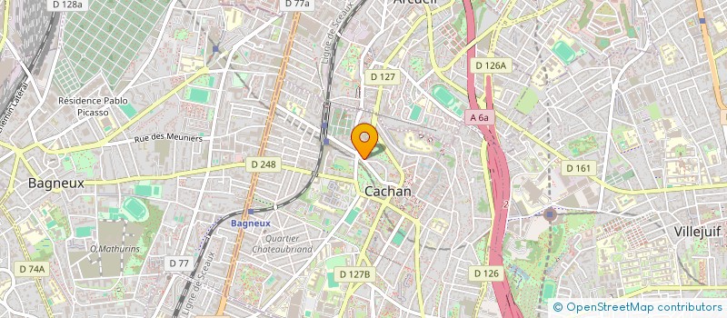 localisation de l'entreprise SQUIRO  CACHAN