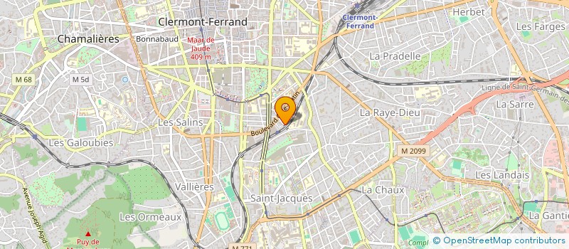 localisation de l'entreprise SQUIRREL&CO IMMOBILIER  CLERMONT-FERRAND