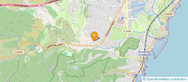 localisation de l'entreprise SQUIRREL SPACE CONSULTING SAS  MANDELIEU-LA-NAPOULE