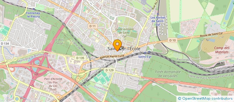 localisation de l'entreprise SQY POLE AND DANCE à SAINT-CYR-L'ECOLE