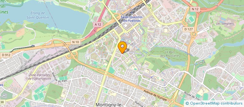 localisation de l'entreprise SQY SANTE à MONTIGNY-LE-BRETONNEUX