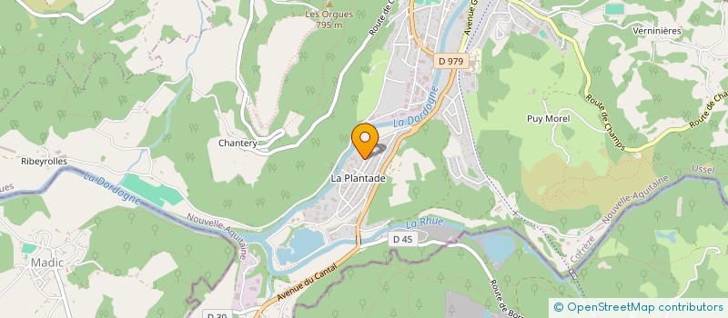 localisation de l'entreprise SR 19  BORT-LES-ORGUES