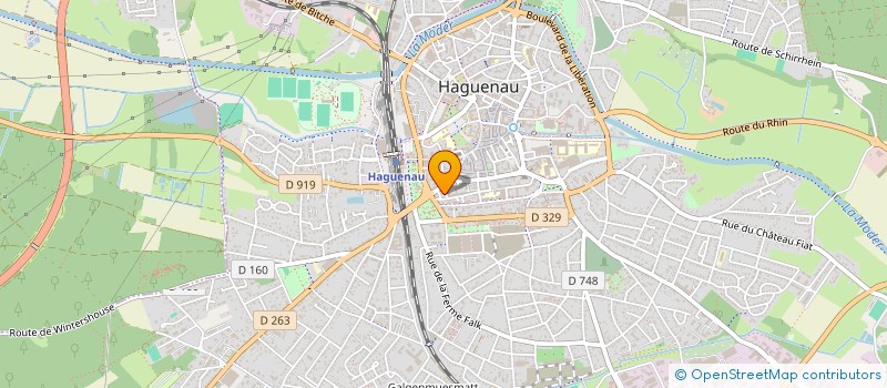 localisation de l'entreprise SR 2000 à HAGUENAU