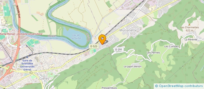 localisation de l'entreprise SR  GIERES