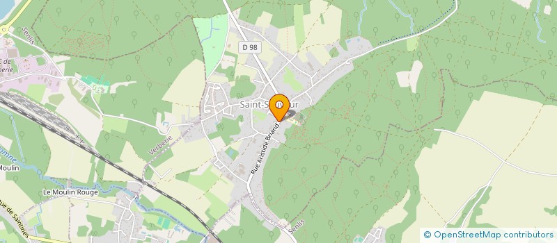 localisation de l'entreprise SR  SAINT-SAUVEUR