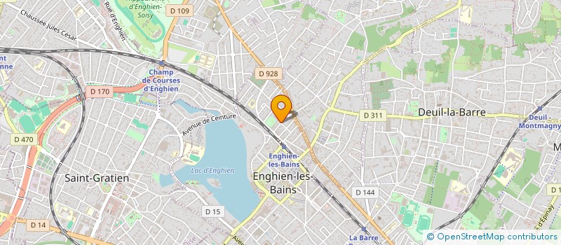 localisation de l'entreprise SR ACCESS AUTOMATISES à ENGHIEN-LES-BAINS