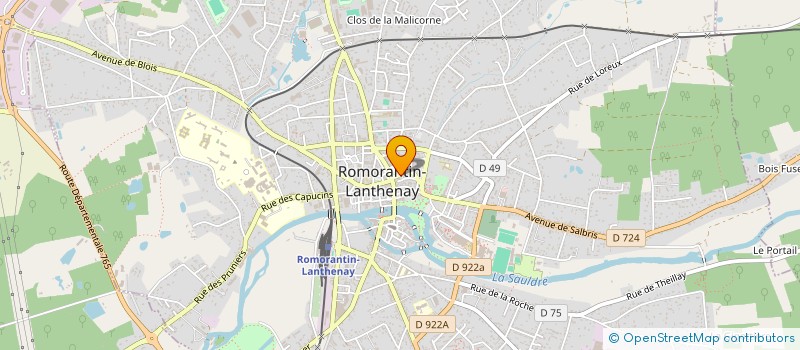 localisation de l'entreprise SR-ACCESS PATRIMOINE  ROMORANTIN-LANTHENAY