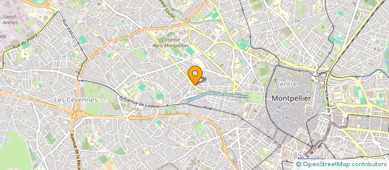 localisation de l'entreprise SR ALIMENTATION  MONTPELLIER