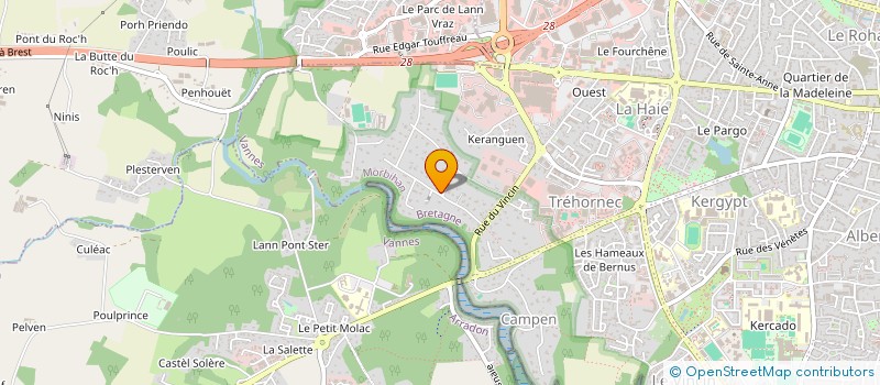 localisation de l'entreprise SR ALTINE à VANNES